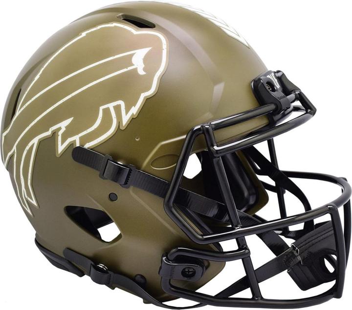 Actual product image Riddell Authentic Helmet Salute To Service Buffalo Bills