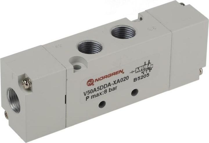 Produktbild RS PRO 5/2 Pilot Operated Solenoid Valve, G1/8"