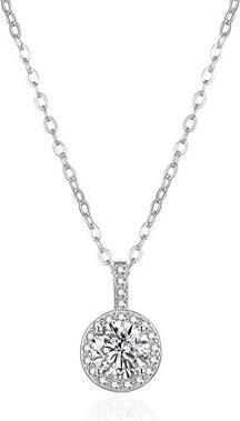 Produktbild Agato - Silver necklace with clear zircons AGT-N014W (chain. pendant)