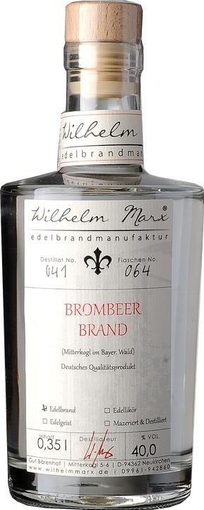 Image du produit Wilhelm Marx Eau-de-vie de mûre (1 x 35 cl)