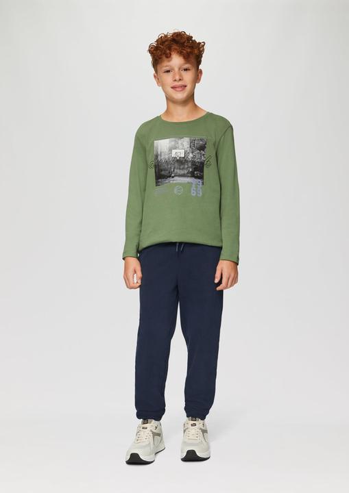 Produktbild s.Oliver T-Shirt Langarmshirt mit Frontprint (L)