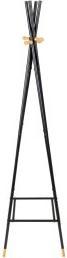 Image du produit Wenko Portemanteau sur pied avec quatre crochets Loft en tube d'acier - noir