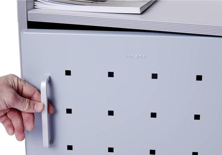 Actual product image Rocada Office trolley grey 3 levels 47.0 x 48.5 x 67.5 cm (47 x 48.50 x 68 cm)
