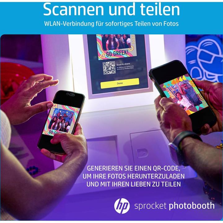 Actual product image HP Sprocket Photobooth
