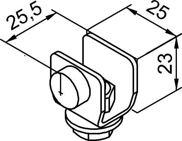 Actual product image Helm Rail stopper for curtain system