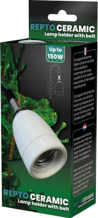 Actual product image Repto Plant Lamp holder ceramic E27