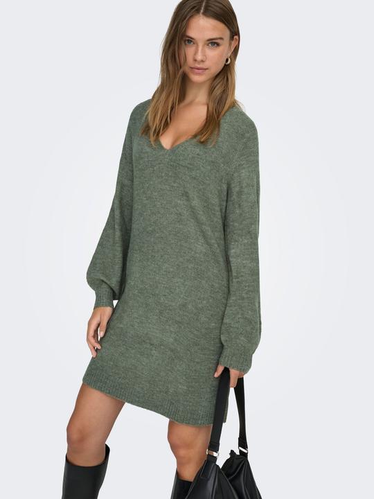 Produktbild JdY V-Ausschnitt Strickkleid (L)