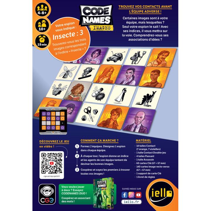 Immagine prodotto Iello Jeu - Codenames Image (Nouvelle Edition) (Francese, 4 - 8 Giocatori)
