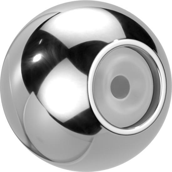 Star Piercing Ohrstecker Verschluss Kugel silber (ohne Messing, Titan)