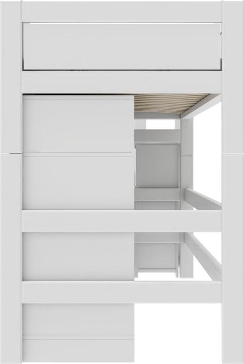 Immagine prodotto Lifetime Kidsrooms ALL IN ONE KOMBO, letto a soppalco con scrivania 152 rete a doghe a scomparsa (102 x 257 cm)