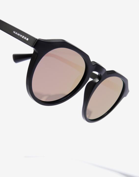 Actual product image Hawkers Unisex sunglasses Warwick Raw Black Pink Polarised Ø 51.9 mm (Ø 51.9 mm)