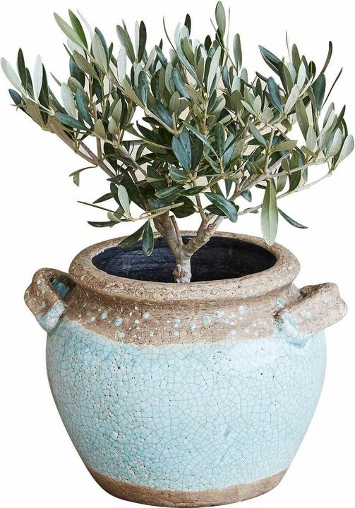 Produktbild Loberon Übertopf Elisa blau (22.50 cm)