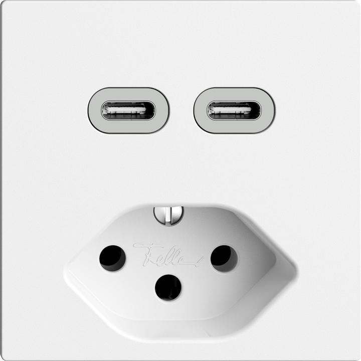 Feller EdizioDue Kleinkombi USB / Typ 13