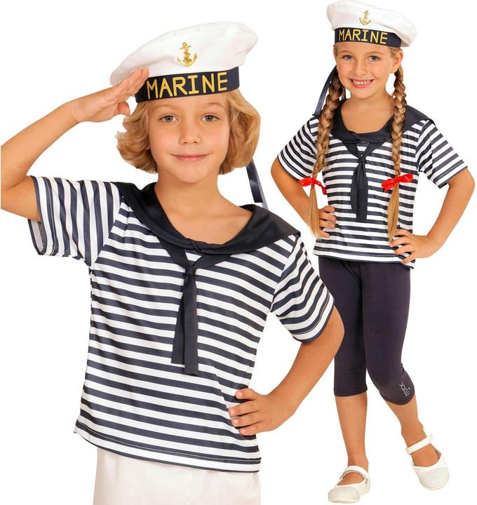 Actual product image Widmann Sailor Shirt With Cap (140)