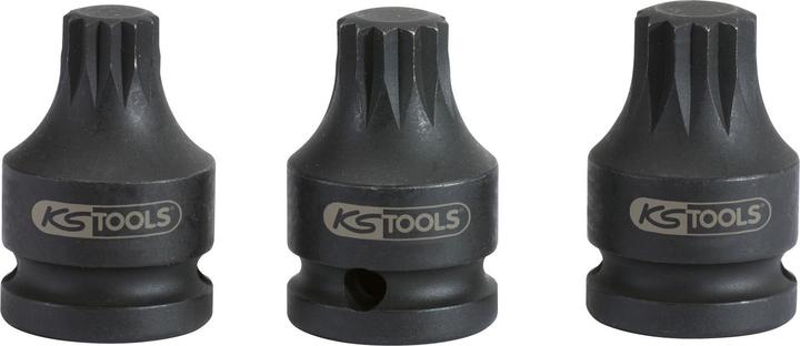 KS Tools 1/2"" Power Bit Socket XZN,short,M14