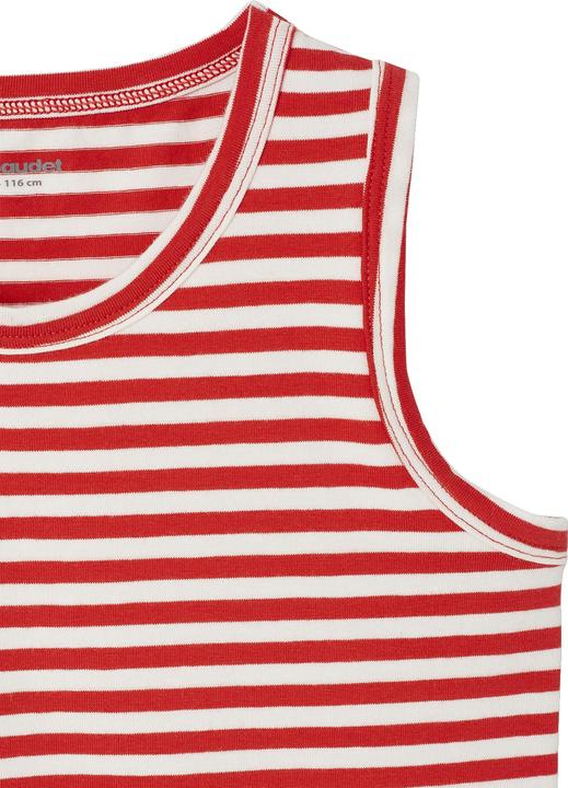 Actual product image Vertbaudet Bio-Kollektion: 3er-Pack Jungen Trägershirts mit Ringelmuster (110)