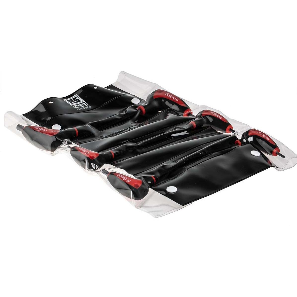 Thumbnail - Rs Pro, Sechskantschlüssel, 6pcs hex plus T-handle keywrench set