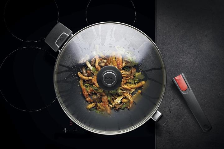 Produktbild Woll Diamond Lite Guss-Wok-und Rührpfanne mit Deckel Ø 34 cm (Gusseisen, 34 x 11 cm)