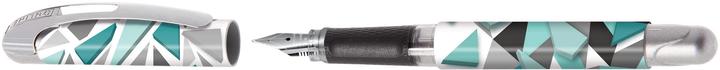 Image du produit Online Stylo plume Fresh.3d 12590/3D M (Argent, Turquoise, 1x)