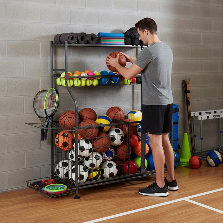 Image du produit Relaxdays Rangement des équipements sportifs