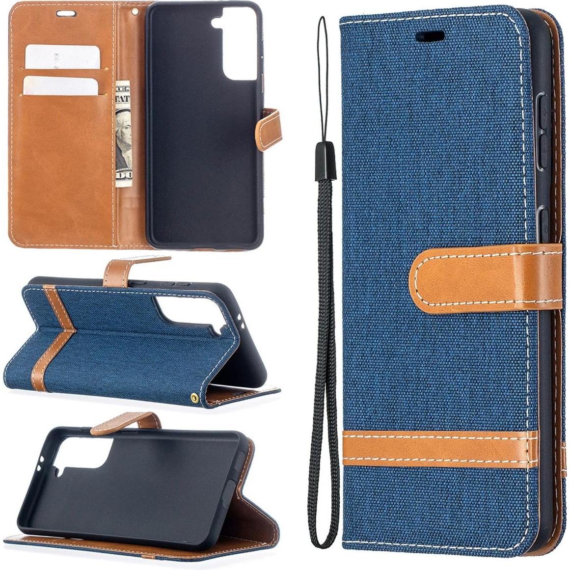 König Design Hülle Handy Schutz für Samsung Galaxy S21 Case Cover Tasche Wallet Etui Bumper (Samsung Galaxy S21+), Smart...