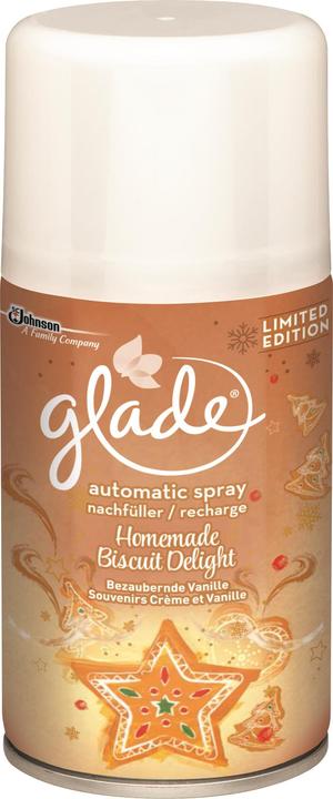Produktbild Glade Automatic Spray Nachfüller Homemade Biscuit Delight (Bezaubernde Vanille)