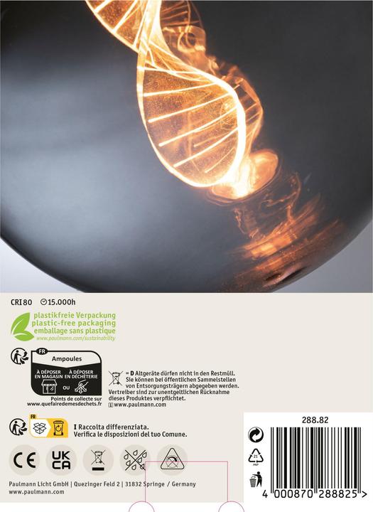 Produktbild Paulmann Globe Inner Glow (E27, 350 W, 90 lm, 1 x)