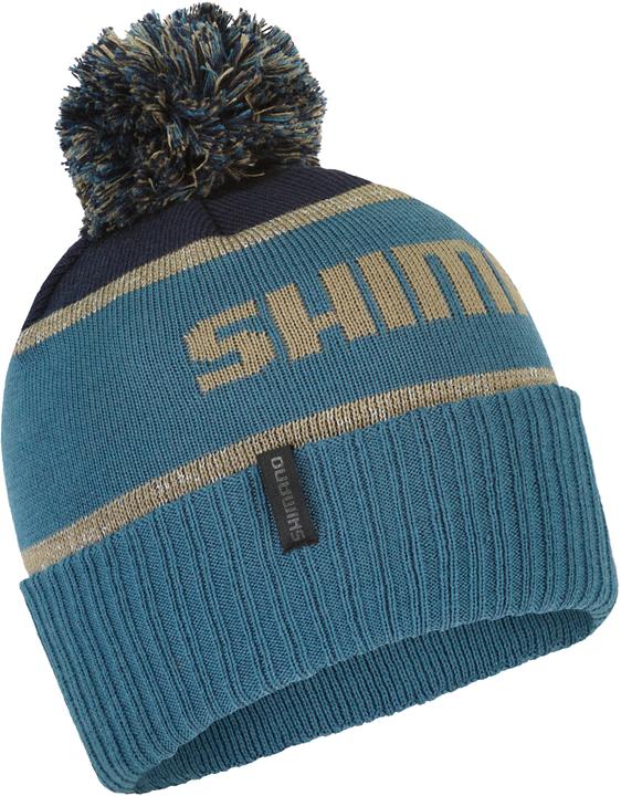 Actual product image Shimano Unisex Yuki Pom Hat blue (One size)