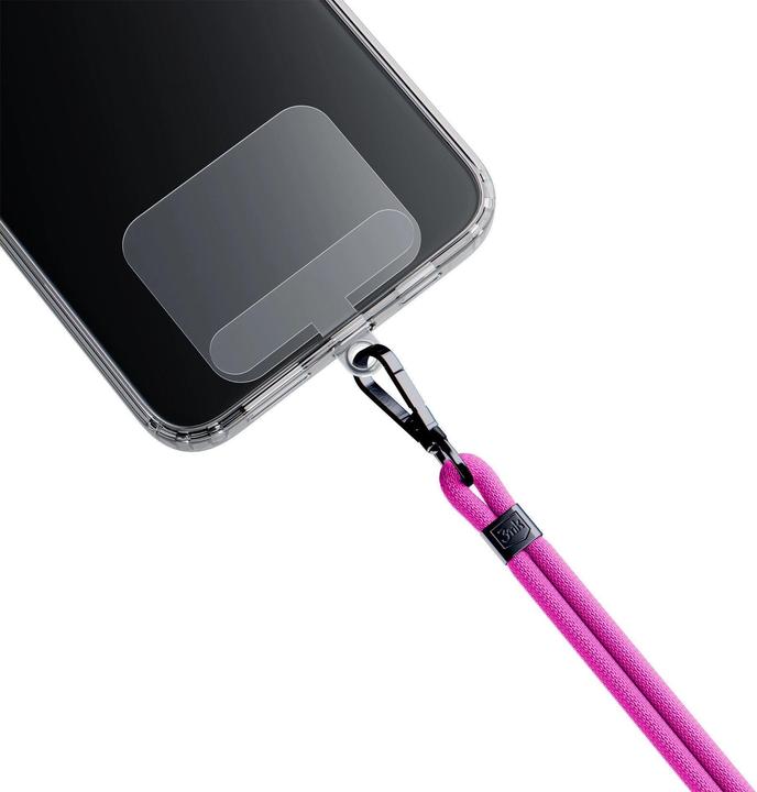 Produktbild 3MK EasyClip Pink (black) Smycz do telefonu