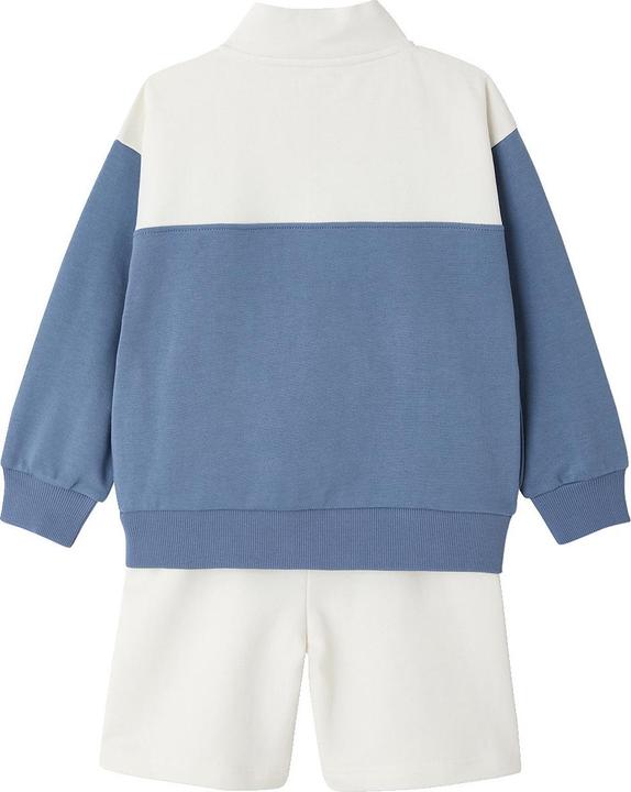 Image du produit Vertbaudet Ensemble garçon : sweat zippé et bermuda NY Brooklyn (128)