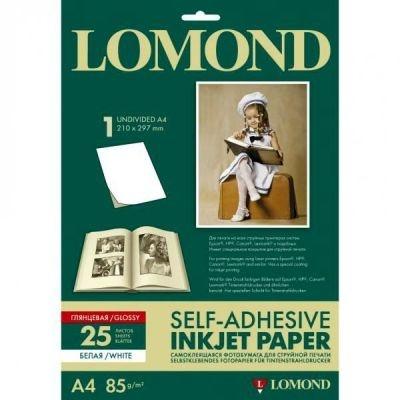 Produktbild Lomond Self Adhesive Inkjet Photo Paper Glossy A4, 25 sheets (A4, 25 x)