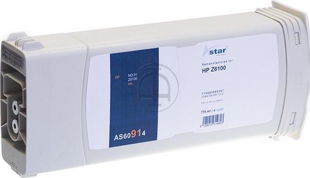 Produktbild Astar HP Vivera Ink Nr.91 cyan 775ml inkl. Chip