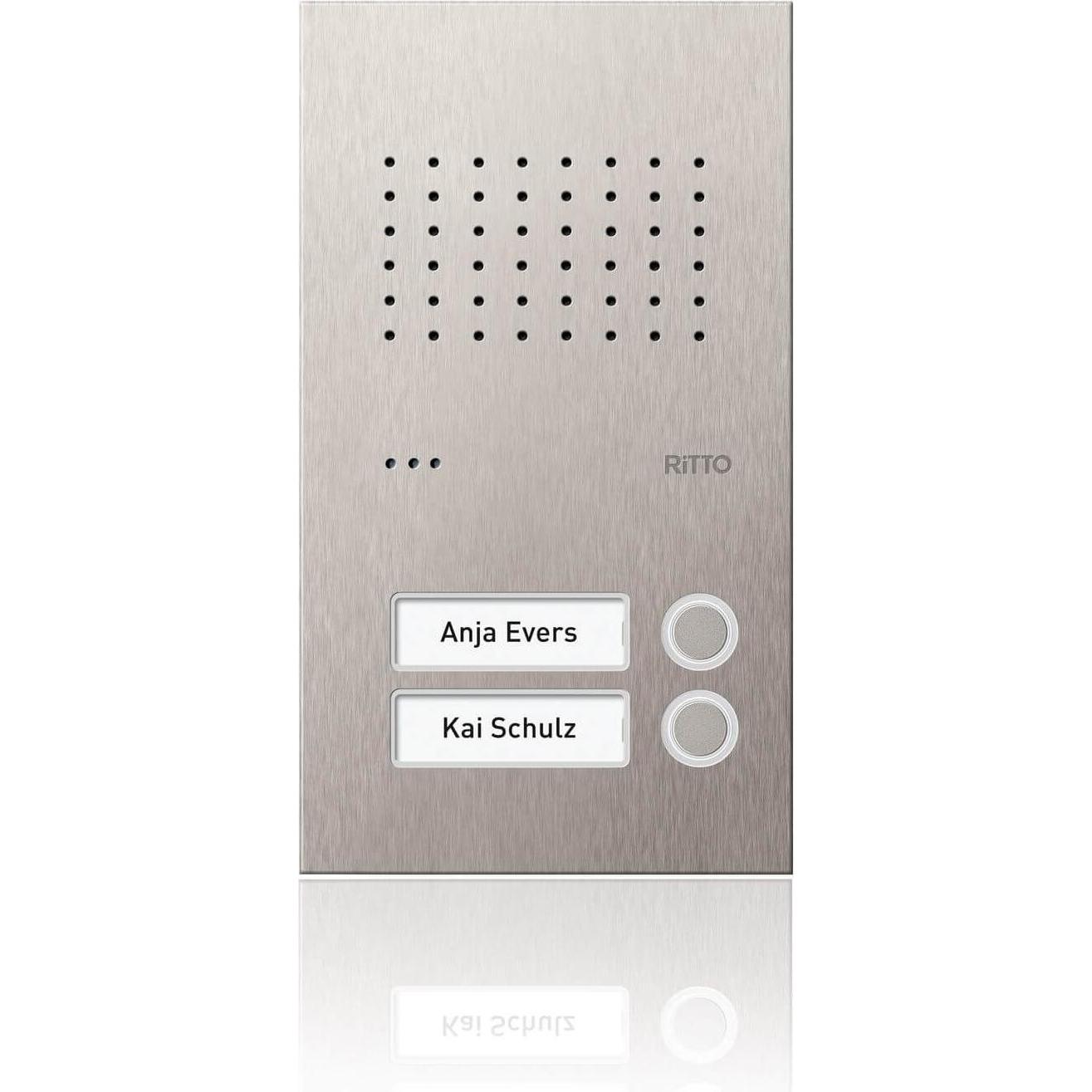 Schneider Electric, Klingel + Türsprechanlage, Electric Türstation Acero Pur 2WE