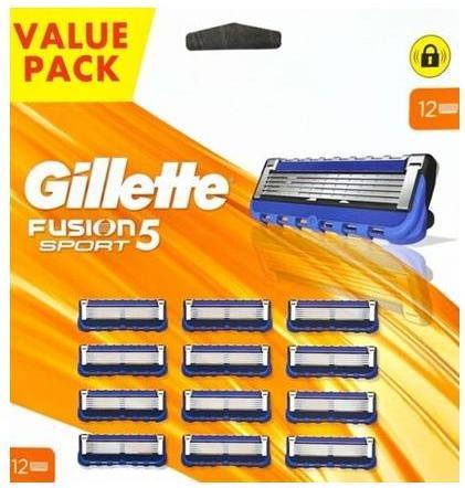 Produktbild Gillette Fusion 5 Sport Razor Blades - 12 Pieces (12x)