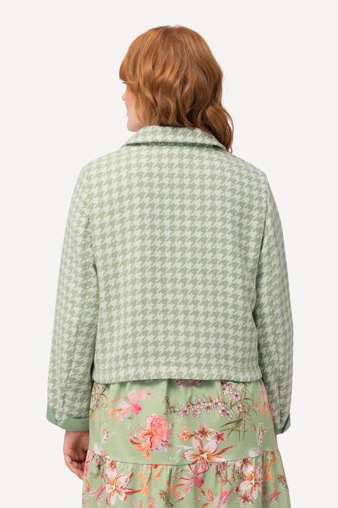 Produktbild Ulla Popken Jacke,Hahnentrittmuster, Hemdkragen, Ärmelfutter (46, 48)