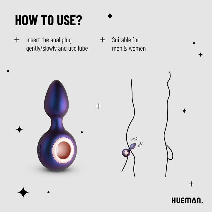 Produktbild Hueman Deep Space vibrierender Analplug