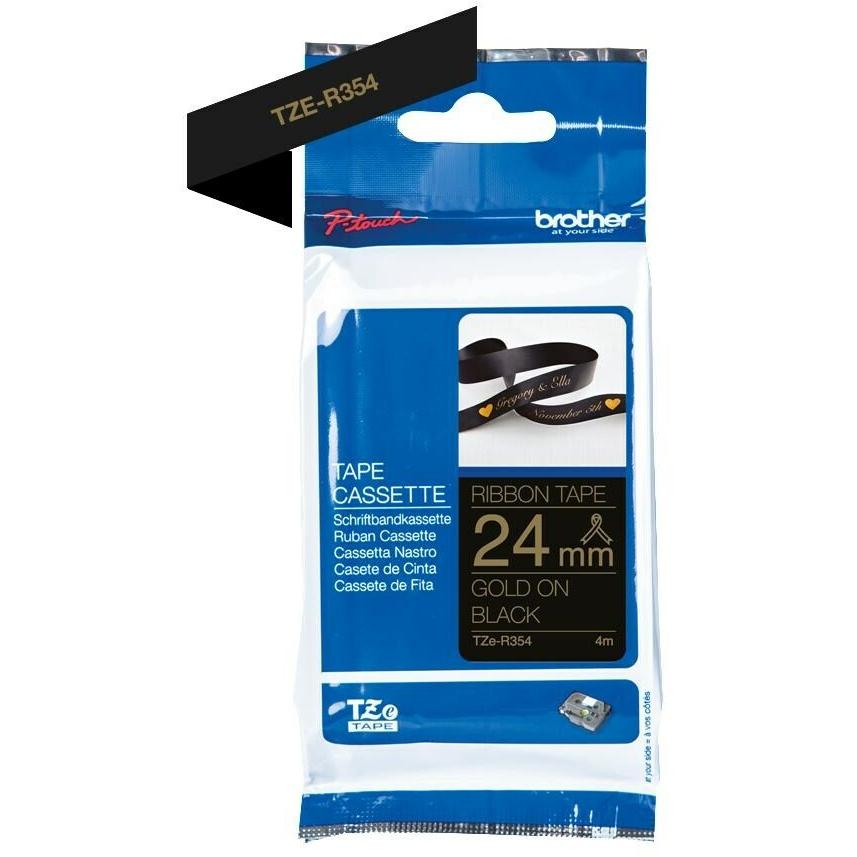 Brother, Beschriftungsband, P-Touch (2.40 cm, Schwarz)