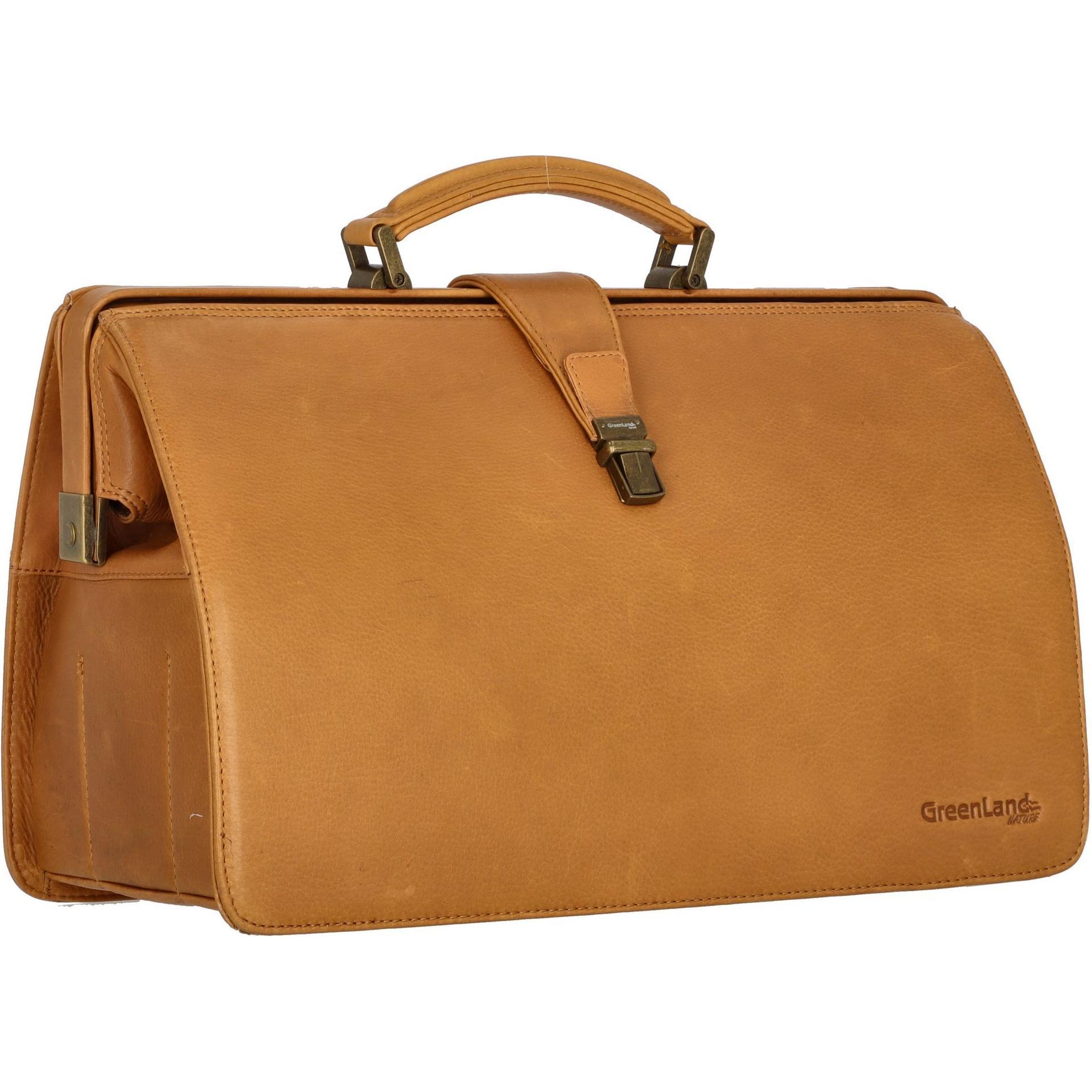 Thumbnail - Greenland Nature, Koffer, Doktorkoffer Leder 40 cm, Braun, (21 l, Handgepäck (bis 50l))