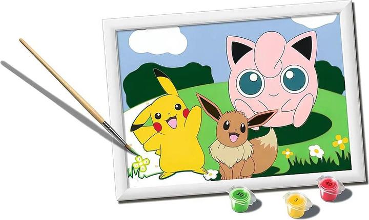 Actual product image Ravensburger CreArt Pokémon Classics