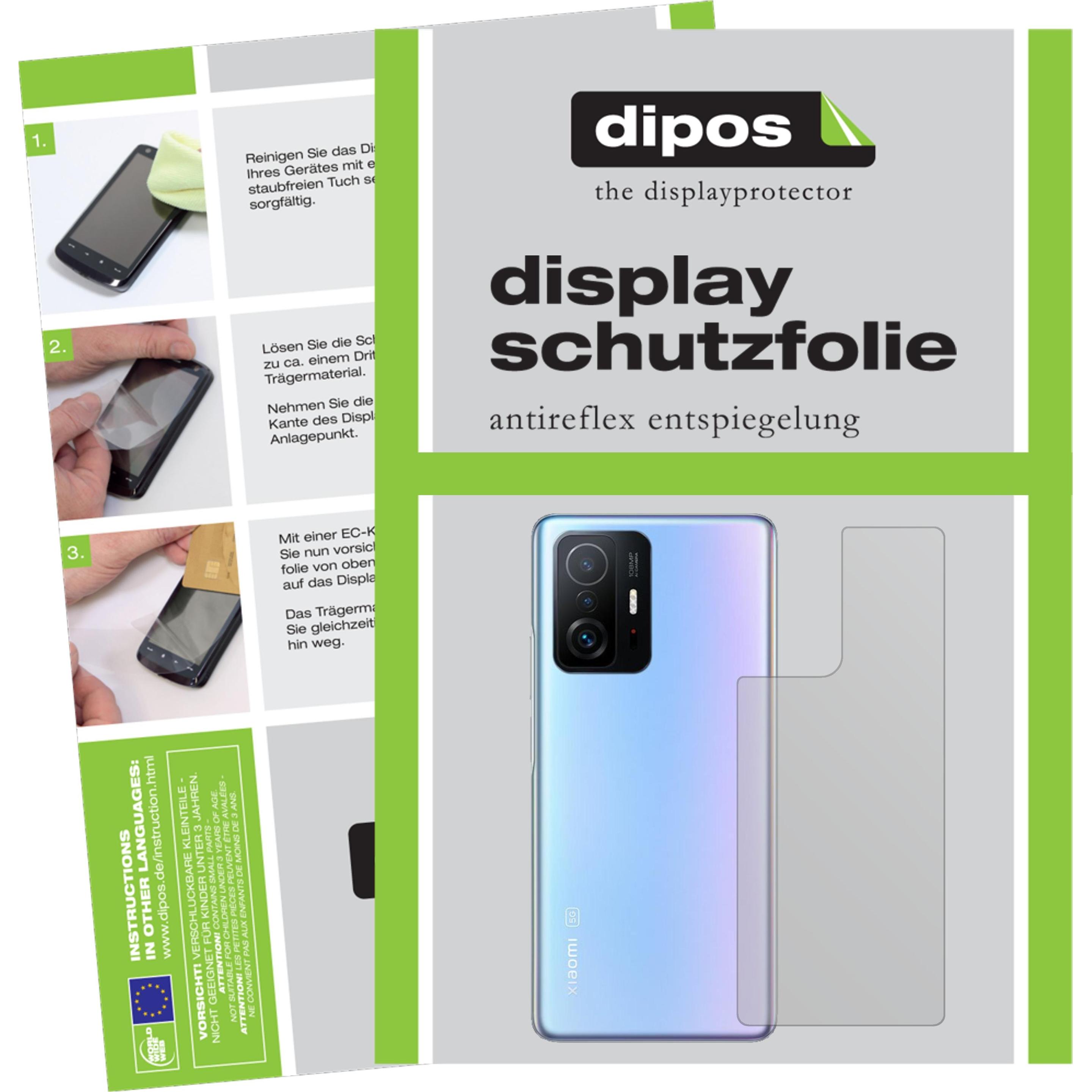 Dipos Displayschutzfolie Antireflex (5 Stück, Xiaomi 11T), Smartphone Schutzfolie, Transparent