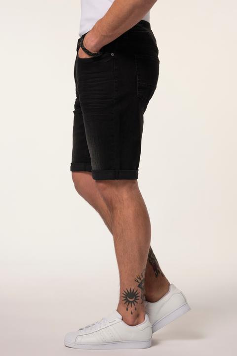 Actual product image JP1880 denim Bermuda shorts FLEXNAMIC®, denim, 5-pocket, destroyed, up to size 72 (70)