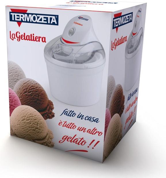Actual product image Termozeta 75104 ice cream machine 1.2 L 12 W White