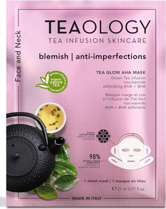 Immagine prodotto Teaology Tea Glow AHA Sheet Mask