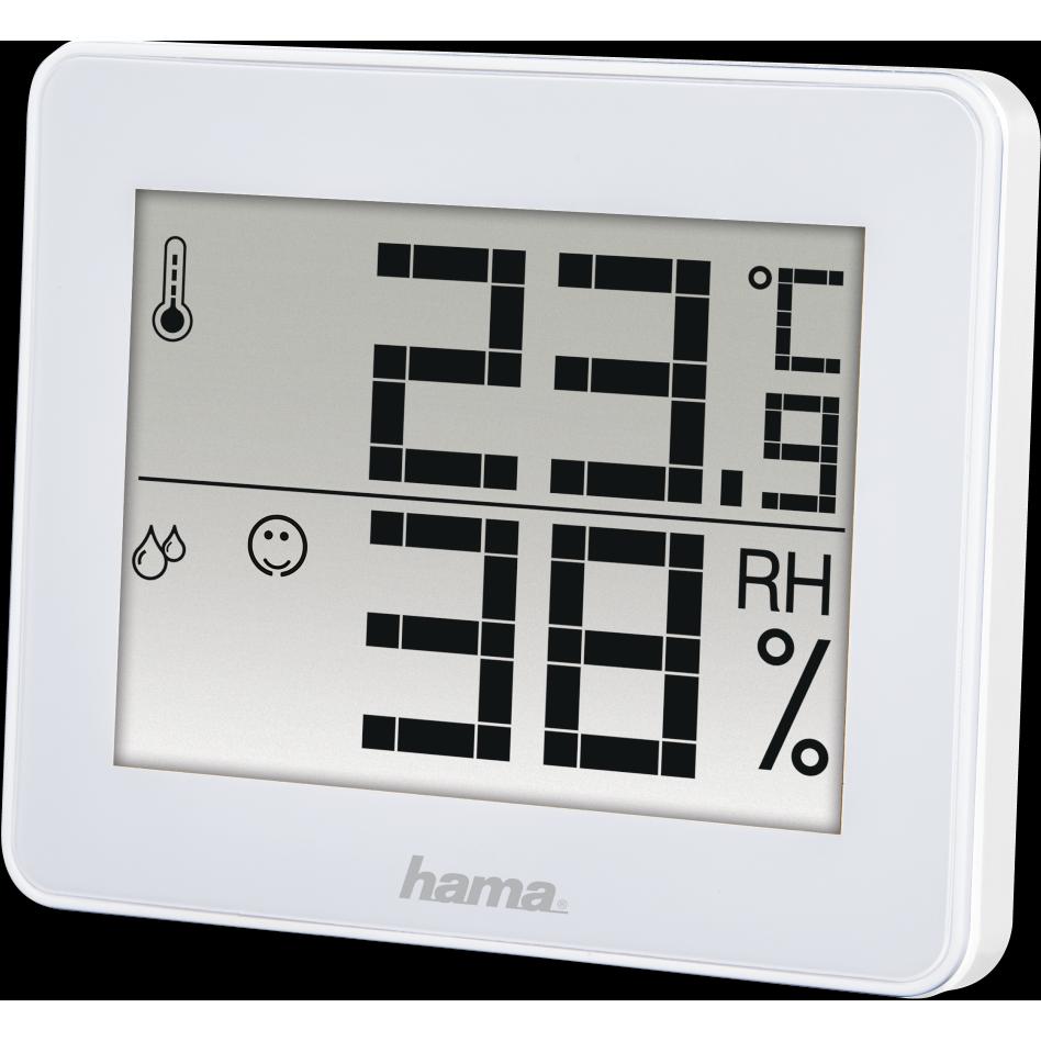 Hama TH-130, Thermometer + Hygrometer, Weiss