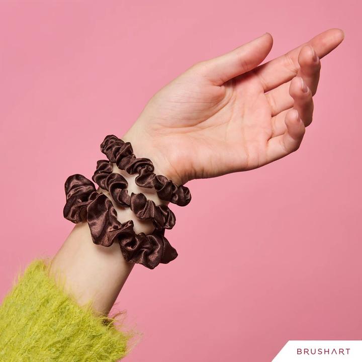 Produktbild BrushArt Satin-Scrunchie-Set (Haargummi Set)