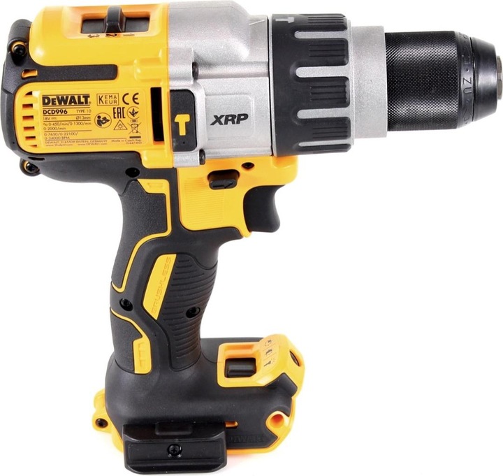 Actual product image DeWalt DCD 996 NT Trapano avvitatore con percussione a batteria 18V / 95Nm / Brushless in valigetta (Rechargeable battery operated)