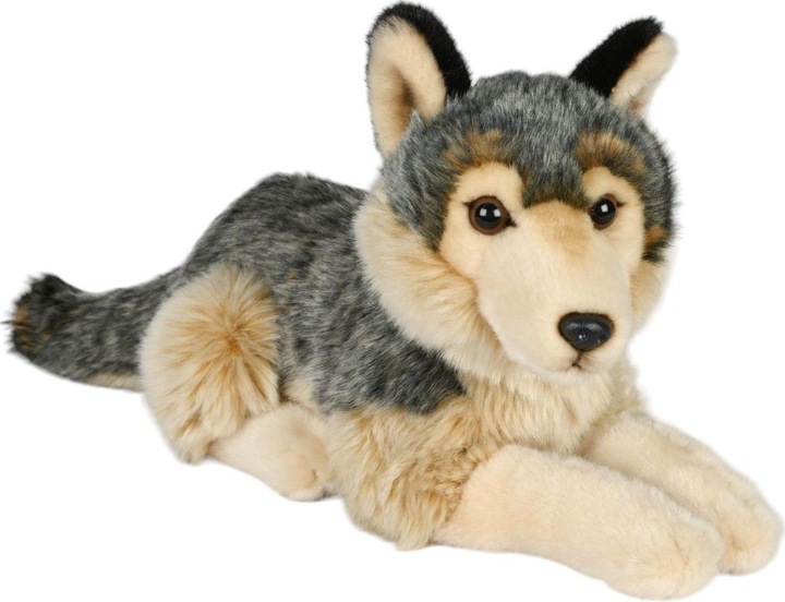 Actual product image Uniring Lying plush wolf (21 cm)