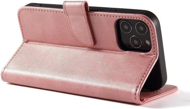 Produktbild Hurtel Magnet Case elegant case case cover with a flap and stand function Poco M4 Pro 5G pink (Xiaomi Poco M4 Pro 5G)