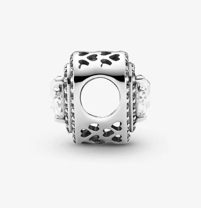 Produktbild Pandora Funkelnde nivellierte Herzen Charms/Beads (Sterling Silber 925)