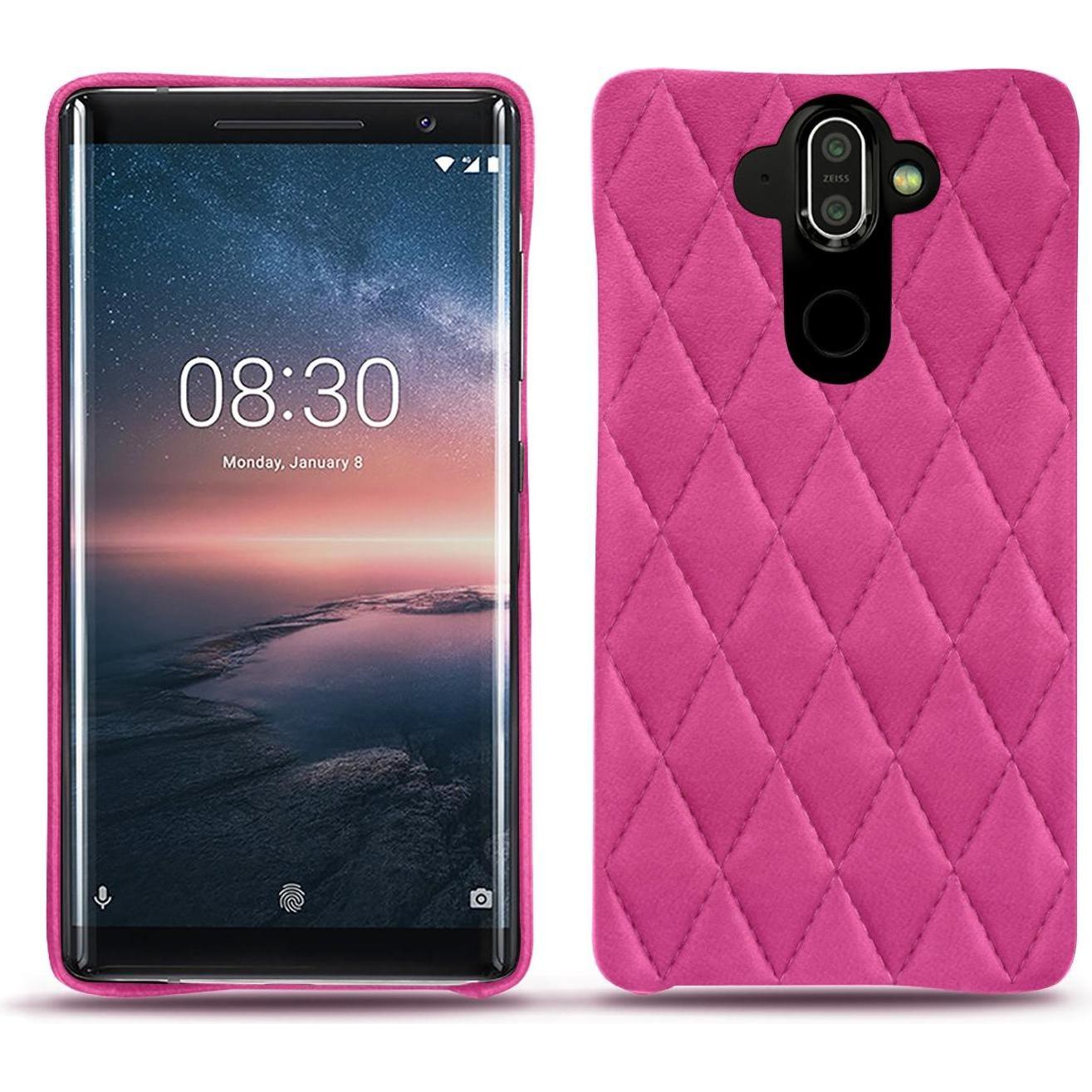 Noreve Lederschutzhülle (Nokia X), Smartphone Hülle, Rosa